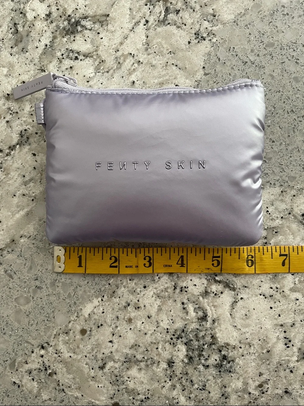 Fenty Skin mini Lavender Puffer Cosmetic Pouch